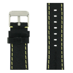 Silicone 22 mm med farvet syning