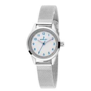 Nowley - metal rem m/hvid skive og bl� tal