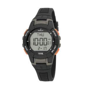 Nowley digital ur - Sort silikonerem