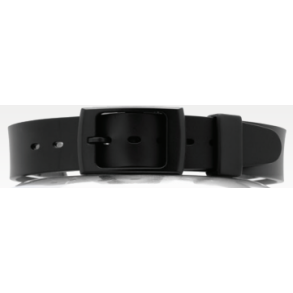 Gummirem 17 mm sort Swatch