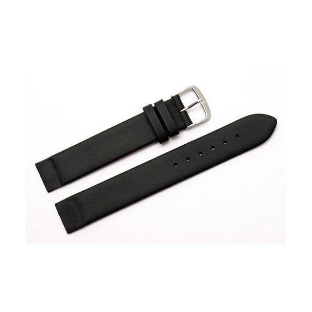 Rem til Skagen ure - Sort i �gte l�der.