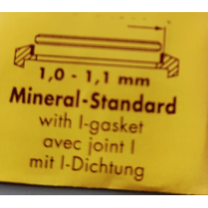 Mineralglas m/pakning - 145/139