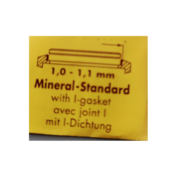  Mineralglas m/pakning - 250/244