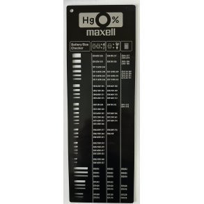 Maxell Battery Size Checker