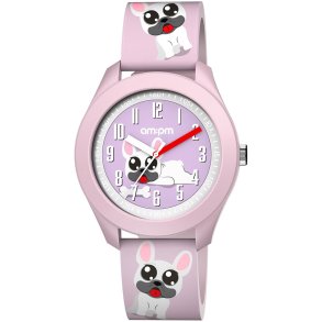 PM Brneur - Hund - Lyslilla silikonerem