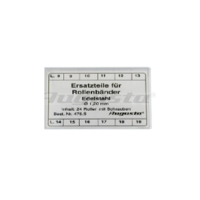 Refil til R�r m /skrue - st�l