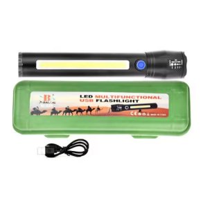 Mini pocket lampe med hylster