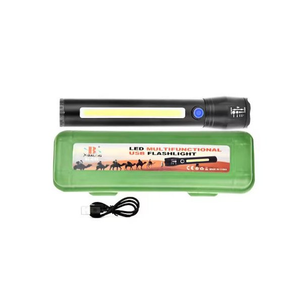 Mini pocket lampe med hylster