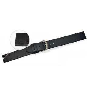 Rem til Skagen ure - 12mm - Sort i �gte l�der.